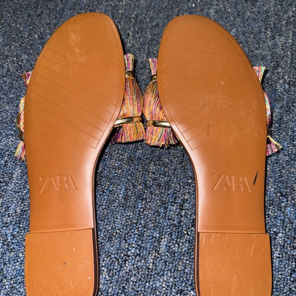 Authentic ZARA SANDALS , great condition. Never worn . - Picture 3 of 5
